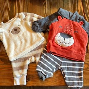 Set of two baby winter outfits